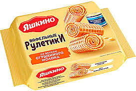 Ваф. рулетики ЯШКИНО со сгущ.молоком 160гр 1/24 КДВ  
