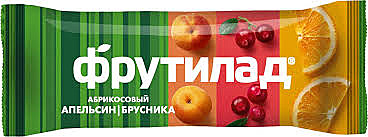 Батончик ФРУТИЛАД 30гр Апельсин-брусника 1/24 