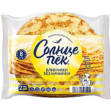 Блинчики СОЛНЦЕПЕК б/начинки  0,36  1/12