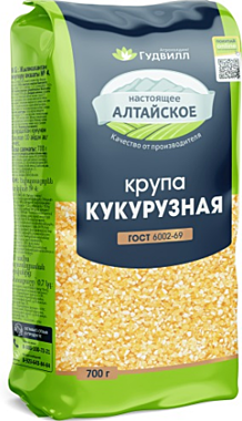 Крупа кукурузная ГУДВИЛЛ 700гр 1/12