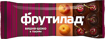 Батончик ФРУТИЛАД 40гр Вишня в шоколаде 1/20