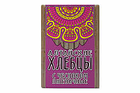 Хлебцы Алтайские пшеничные с чеснок 75гр 1/16  