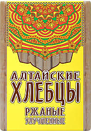 Хлебцы Алтайские Ржаные 75гр 1/16   