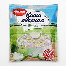Каша УВЕЛКА овсяная  40г с яблоком  1/20 
