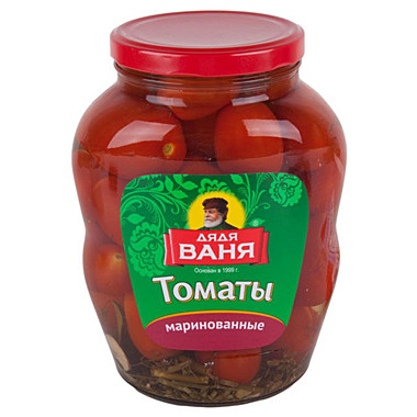 Томаты Дядя Ваня 1800гр маринован.  1/6   