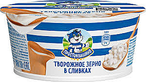 Творог ПРОСТОКВАШИНО 5% 130г зерно стакан БЗМЖ 1/12