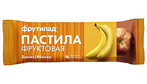 Пастила Фрукт.Энергия 30гр Яблоко/банан 1/12 Фрутилад