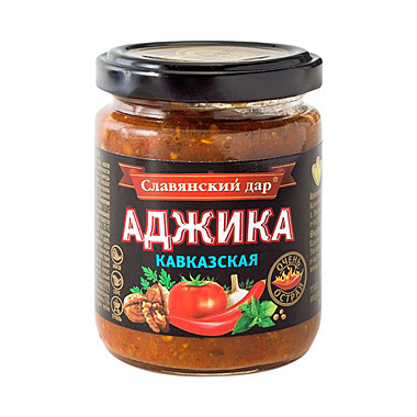 Аджика Славянский Дар 170гр. Кавказская  с/б 1/12   