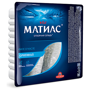 Сельдь Филе Матиас 1000гр 1/3