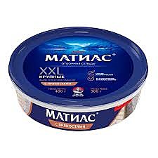 Сельдь Филе Матиас 400гр XXL С пряностями 1/1