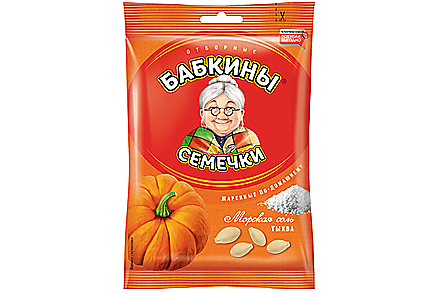 Семечки БАБКИНЫ 70г Тыквенные с солью 1/32