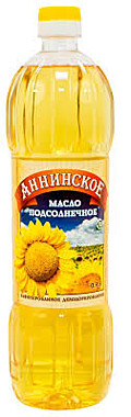 Масло растительное АННИНСКОЕ 0,9 л 1/12/15  