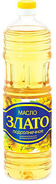 Масло растительное ЗЛАТО 1л 1/15