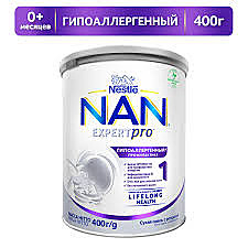 Молочная смесь НАН 1 400г гипоалерг. 1/12  