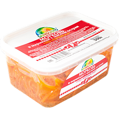 Морковь Sangusto по-корейски 300г 1/18