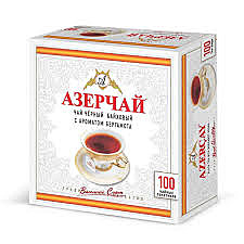 Чай АЗЕРЧАЙ 100гр Чайхана с бергамотом 1/30