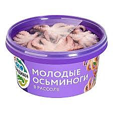 Молодые осьминоги Меридиан в рассоле 430г  1/8