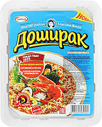 ДОШИРАК лапша б\п 110гр Морепродукты 1/16   