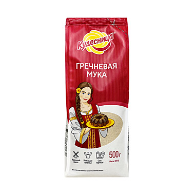 Мука КУДЕСНИЦА 500гр гречневая 1/10