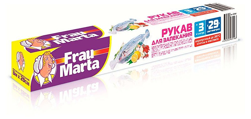 Рукав д/запекания ФРАУ МАРТА 3м*29см 1/24Арт.001011