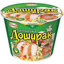ДОШИРАК лапша б\п 110гр Соус курица 1/16    