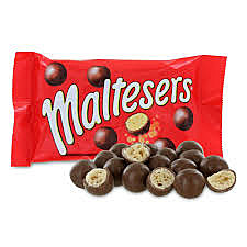 Драже MALTESERS 37 гр. шок.шарики  1/25
