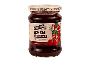 Джем СТОЕВЪ Вишневый 280гр. ст/б 1/12