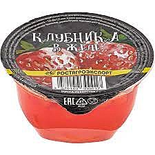 Клубника в желе 150гр Ростагроэкспорт 1/12