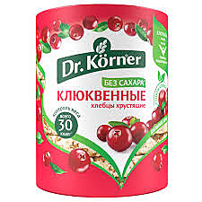 Хлебцы DR.KORNER КЛЮКВЕННЫЕ (158010) 100гр. 1/20  