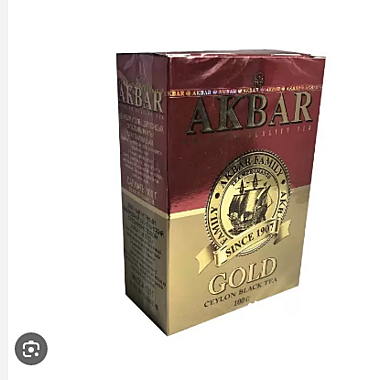 Чай АКБАР ГОЛД 100гр среднелист.  1/24