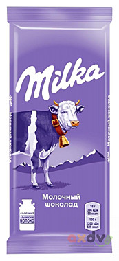 Шоколад МИЛКА 80 гр Молочный 1/20