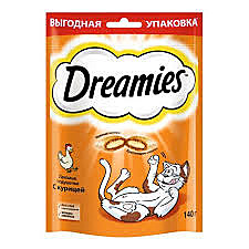DREAMIES 140г лакомства с курицей 1/12