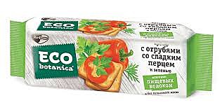 Крекер фас. ECO BOTANICA отруби/сл.перец/зелень 175гр 1/20