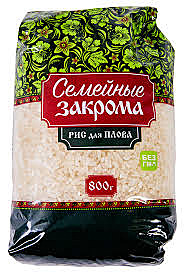 Рис СЕМЕЙНЫЕ ЗАКРОМА 800гр для плова 1/12