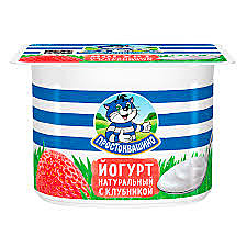 Йогурт ПРОСТОКВАШИНО 110гр клубника  2,9% 1/12