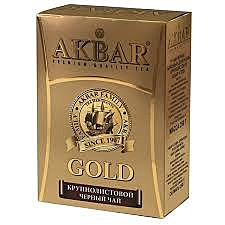 Чай АКБАР ГОЛД 250гр крупнолист.1/8