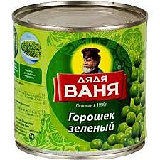 Горошек зеленый Дядя Ваня  400г 1/12   