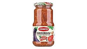 Баклажаны Пиканта 450/520гр печен. в т/с  с/б 1/6  