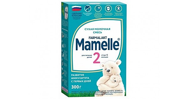 Молочная смесь MAMELLE 2 300г с 6 до 12мес. 1/12