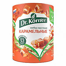 Хлебцы DR.KORNER КАРАМЕЛЬНЫЕ кукурузно-рисовые (158150) 90гр. 1/20  