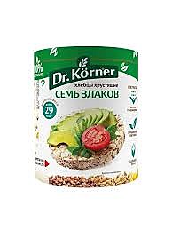 Хлебцы DR.KORNER СЕМЬ ЗЛАКОВ (158016) 100гр. 1/20  