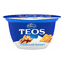 Йогурт САВУШКИН 140гр TEOS Греческий Грец.орех/мед БЗМЖ 1/6