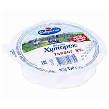 Творог САВУШКИН ХУТОРОК 9% 300гр мультивак цилиндр БЗМЖ 1/6