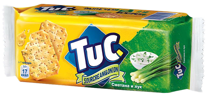 Крекер фас. ТУК сметана лук 100г 1/24  