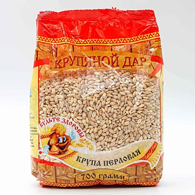 Крупа ячм. Перловая КРУПЯНОЙ ДАР 700г 1/20 Россия 