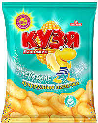 Кукурузные снэки КУЗЯ ЛАКОМКИН 140гр 1/12  