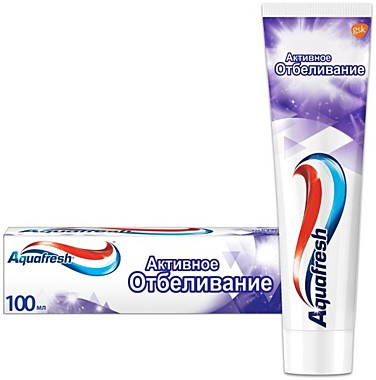 З/паста АКВАФРЕШ 100мл Активное отбеливание  1/12  