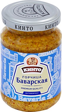 Горчица КИНТО Баварская 170мл ст/б 1/12  