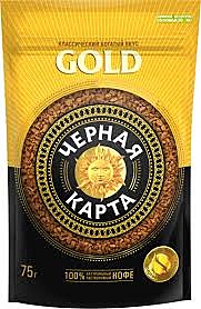 Кофе ЧЕРНАЯ КАРТА Голд 75г м/у  1/12   