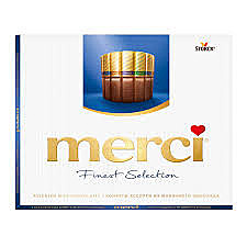 Конфеты МЕРСИ 250гр Молочный  1/10